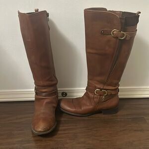 Naturalizer N5 Comfort Wide Calf Leather Boots